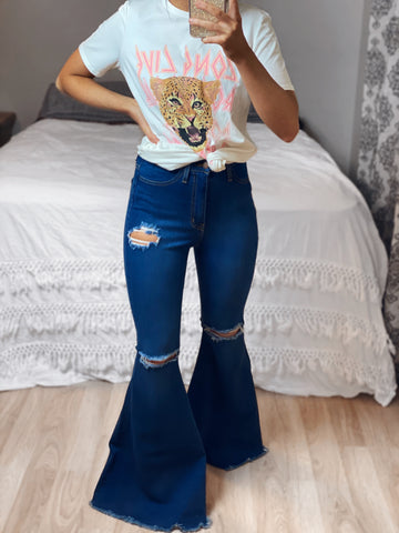 Blue Jean Bell Bottoms SALE