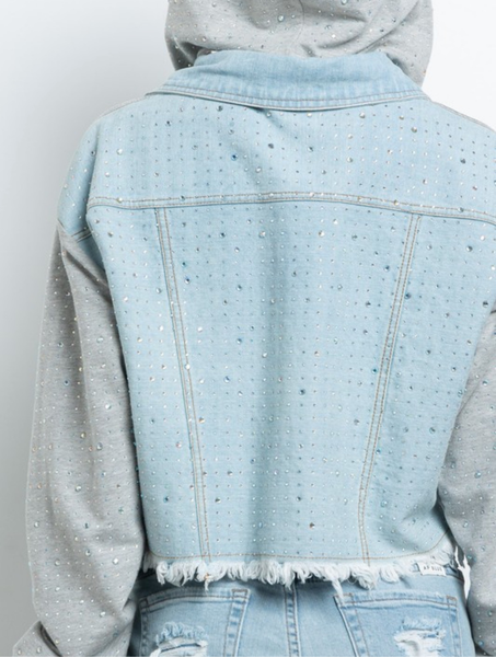 Rhinestone Denim Jacket