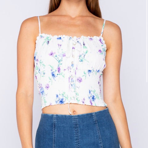 Floral Crop Top