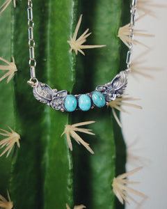 Turquoise Blossom Necklace