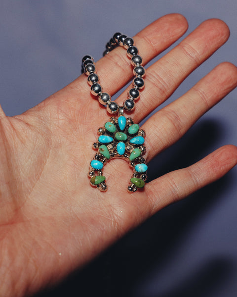 Lil Turquoise Squash Necklace