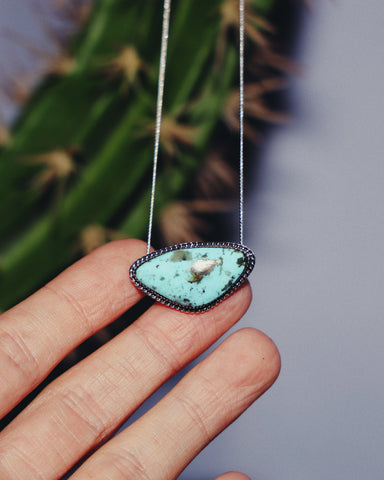 Triangle Turquoise Necklace